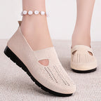 Damen Bequeme Slipper mit elastischem Riemen und atmungsaktivem Obermaterial