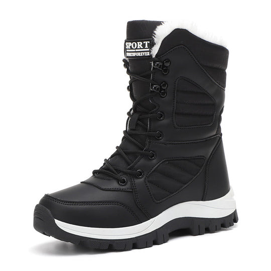 Damen Winterstiefel mit isolierendem Futter und rutschfester Sohle R&B