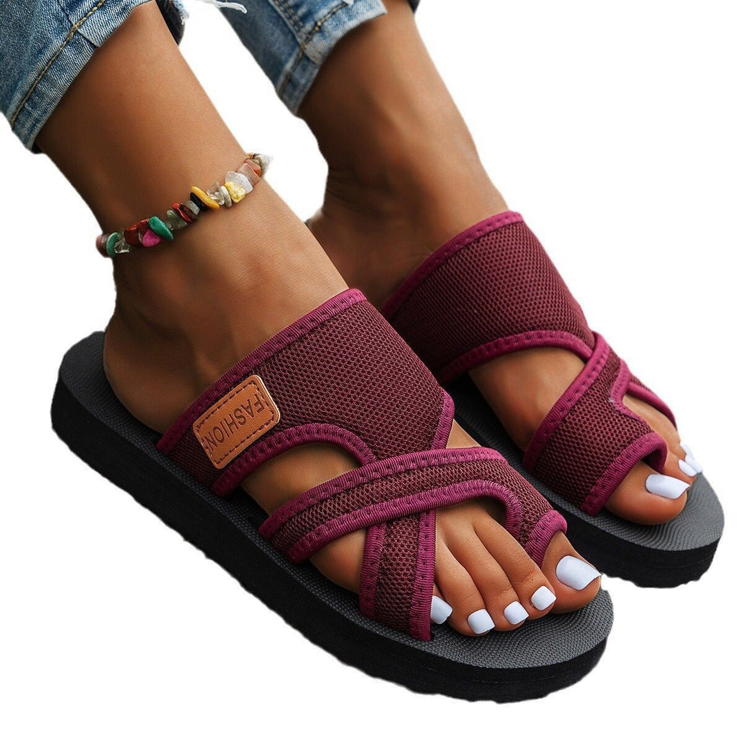 Damen modische Komfort-Sandalen mit verstellbaren Riemen R&B