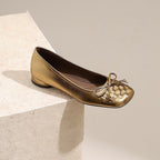 Damen Ballerinas mit geflochtenem Design und komfortablem Fußbett R&B