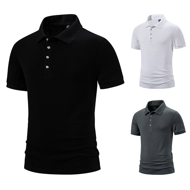 Herren hochwertiges Poloshirt mit moderner Struktur R&B