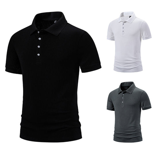 Herren hochwertiges Poloshirt mit moderner Struktur R&B