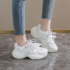 Damen Sportliche Sneaker mit atmungsaktiver Mesh-Oberfläche und dämpfender Sohle R&B