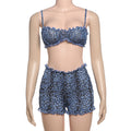 Damen modisches Tiermuster-Bikini-Set R&B