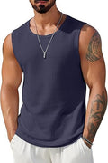 Herren Sportliches Tanktop mit atmungsaktiver Wabenstruktur R&B