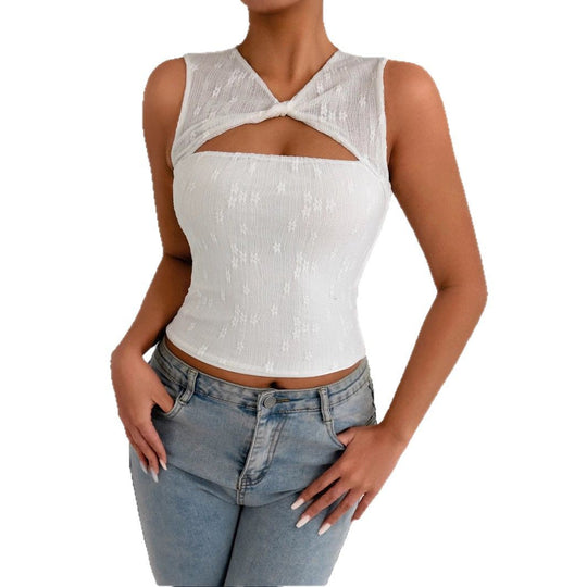 Damen Elegantes und innovatives Crop-Top R&B