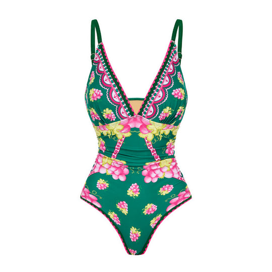 Damen Stylish Elegantes Badeanzug- und Rockset R&B