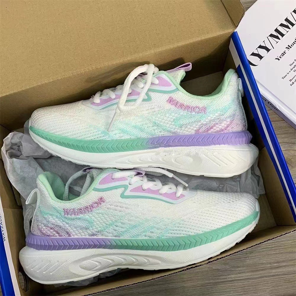 Damen Hochleistungs-Laufschuhe mit atmungsaktiver Mesh-Oberfläche und flexibler Dämpfungstechnologie R&B