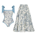 Damen Badeanzug und Maxirock Set R&B 1782194667