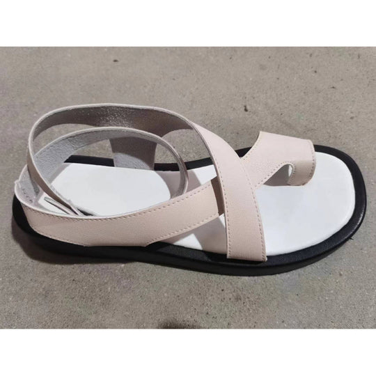 Damen Bequeme Riemchen-Sandalen mit ergonomischer Fußbett und flexiblem Riemendesign R&B