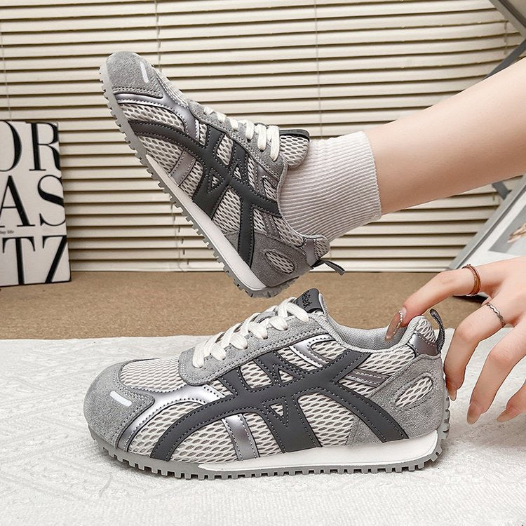 Damen Sportliche Lightweight Sneakers mit atmungsaktivem Obermaterial und rutschfester Sohle R&B