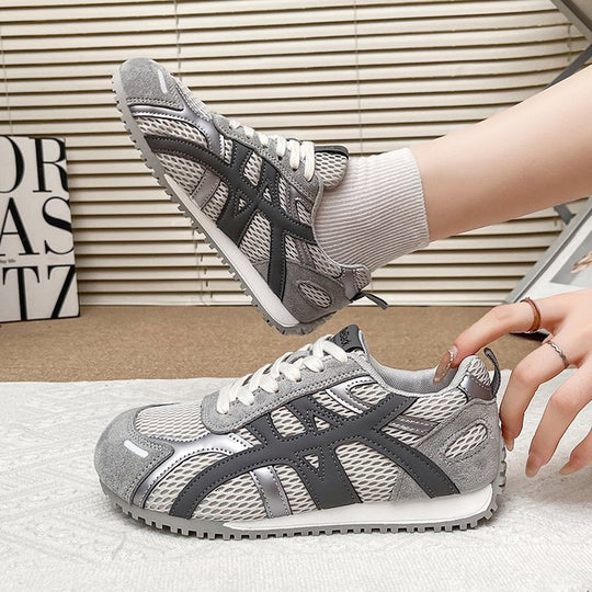 Damen Sportliche Lightweight Sneakers mit atmungsaktivem Obermaterial und rutschfester Sohle R&B