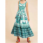 Damen Maxikleid mit elegantem, floralen Print R&B