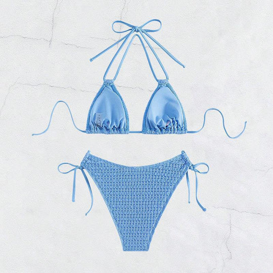 Damen Dreiecksbikini mit verspieltem Bindesystem R&B