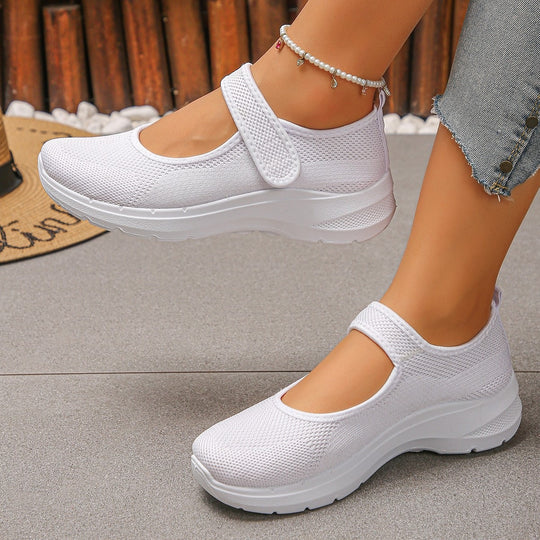 Damen Atmungsaktive Klett-Sneaker R&B
