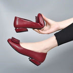 Damen Komfortable Ballerinas mit eleganter Schnallenverzierung R&B