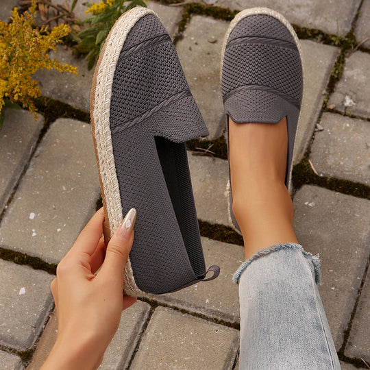 Damen Espadrilles mit atmungsaktivem Netzdesign und flexibler Sohle R&B