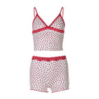 Damen Schlafanzug-Set mit zartem Herzmotiv R&B