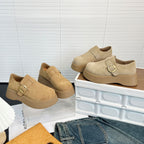Damen modische Plateau-Schuhe mit Schnalle R&B