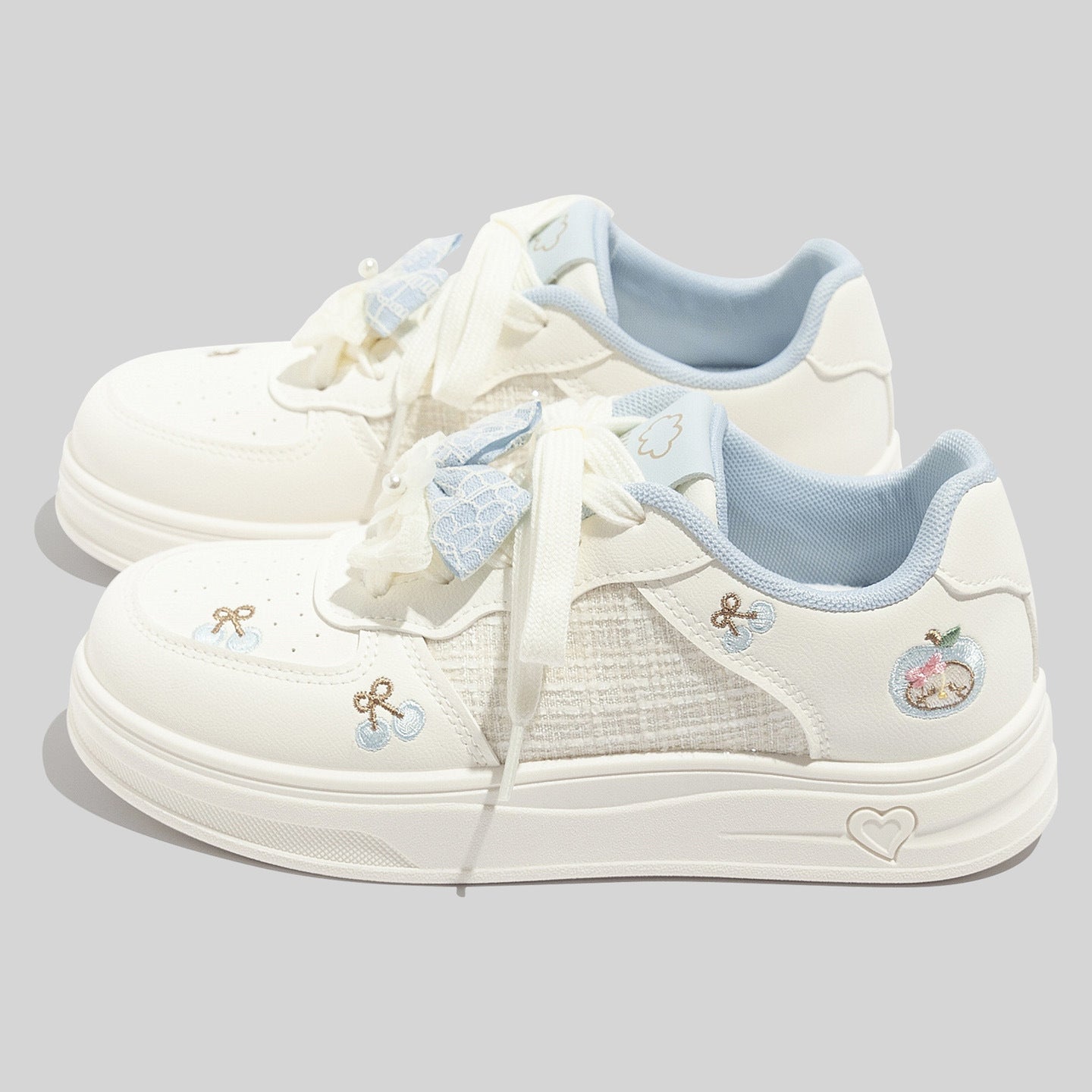 Damen Sneakers mit verspieltem Obstmotiv und atmungsaktiver Oberfläche