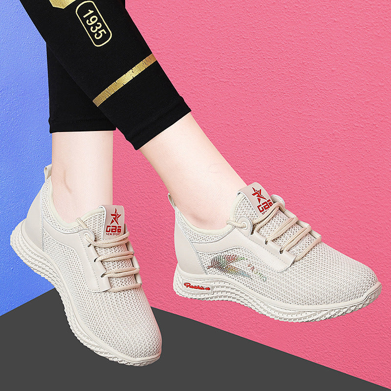 Damen Atmungsaktive und leichte Freizeitsneaker mit rutschfester Sohle R&B