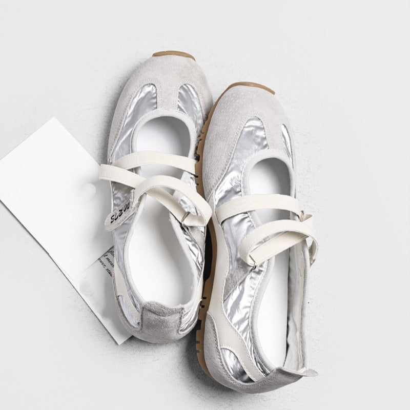 Damen modische Slipper mit verstellbarem Riemen und rutschfester Sohle R&B
