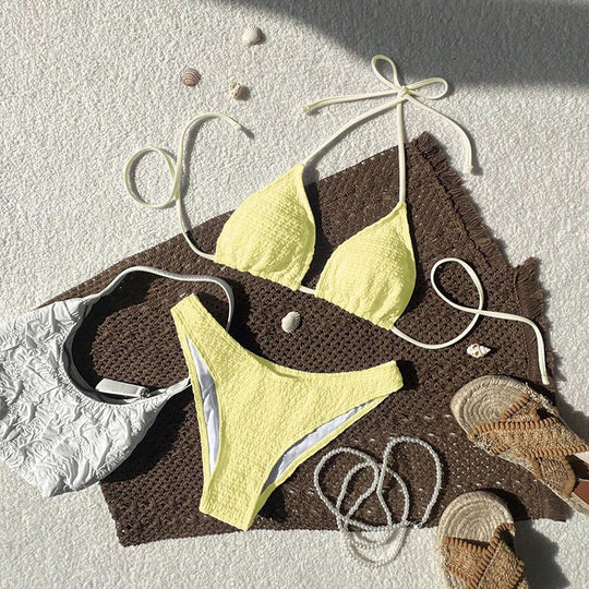 Damen Badeanzug mit strukturierter Oberfläche R&B