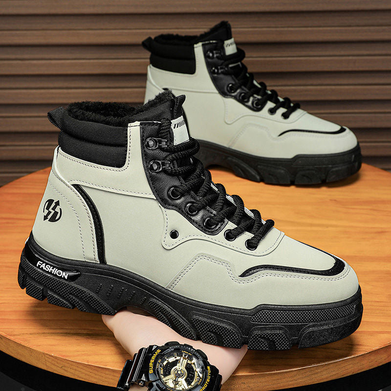Damen Hohe Winterboots mit kuscheligem Innenfutter und rutschfester Sohle