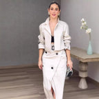 Damen modische Jacke und Rock Set R&B