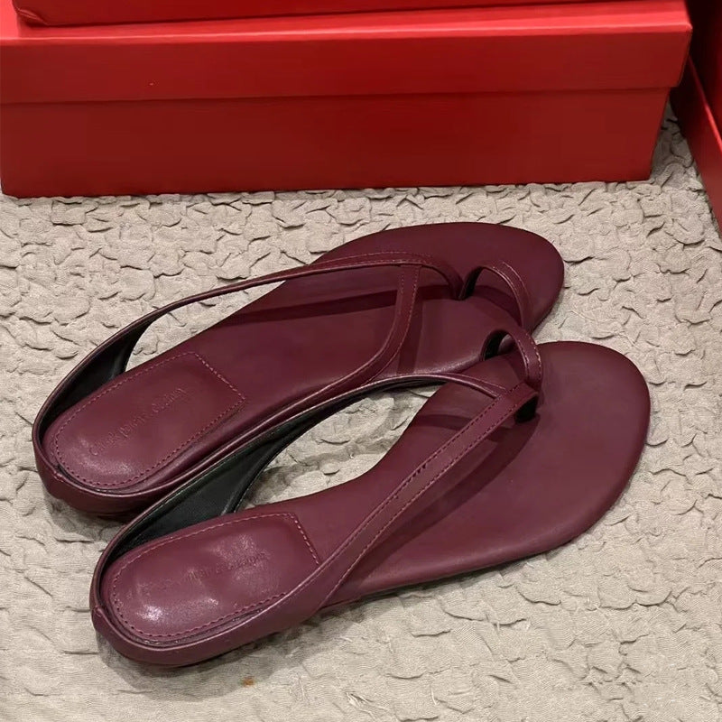 Damen Zehentrenner-Sandalen mit eleganter Riemenkonstruktion und komfortablem Fußbett R&B