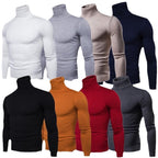 Herren figurbetonter Pullover mit Rollkragen R&B