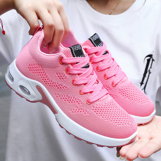 Damen Sportliche Sneaker mit atmungsaktivem Obermaterial und Dämpfung R&B