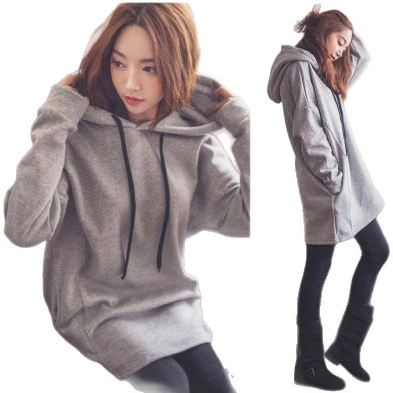 Damen Hoodie mit lässigem Print und Kapuze