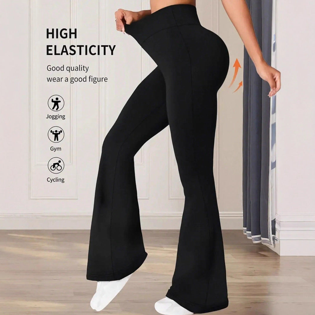 Damen Flared Pants aus warmem und atmungsaktivem Stoff