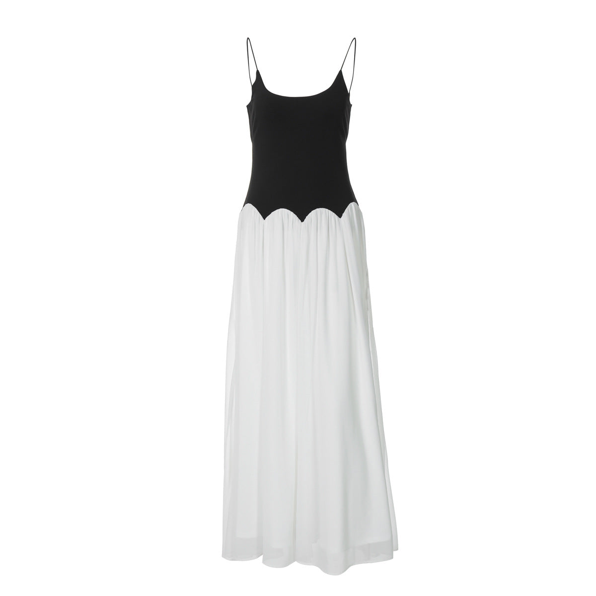Damen Maxikleid mit raffinierten Trägern und elegantem Schnitt R&B