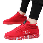 Damen Sportive High-Top Sneakers mit individuell bedruckter Laufsohle