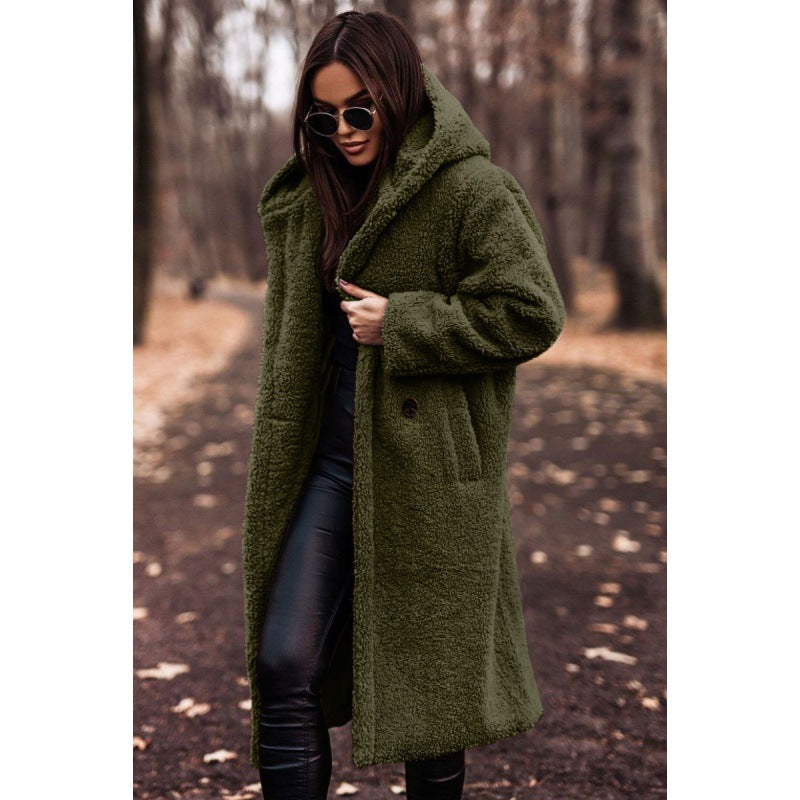 Damen Kuscheliger Oversized-Mantel R&B