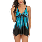 Damen Badekleid mit modernem Farbverlauf R&B