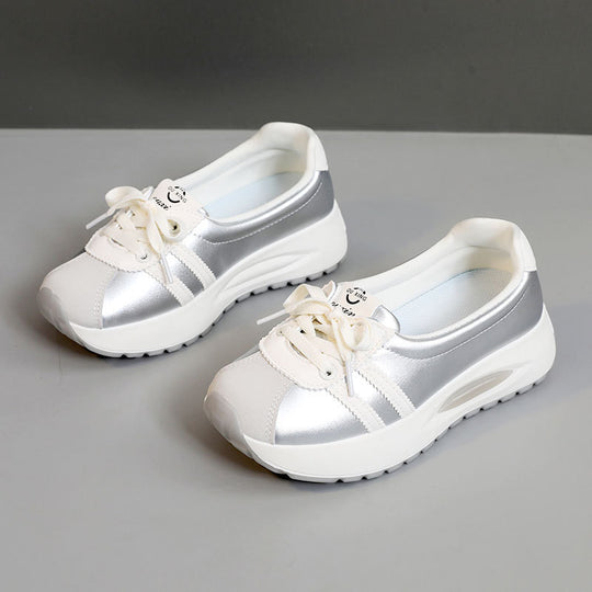Damen bequeme Sneaker mit atmungsaktivem Obermaterial und dämpfender Laufsohle R&B