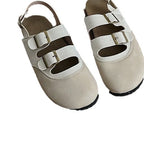 Damen Komfortable Sandalen mit verstellbaren Riemen und ergonomischer Sohle R&B