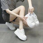 Damen Plateau Sneakers mit ergonomischer Sohle und modischem Design