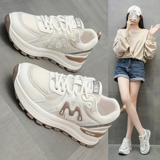 Damen Sportliche Sneakers mit atmungsaktiven Mesh-Elementen und ergonomischer Dämpfung R&B