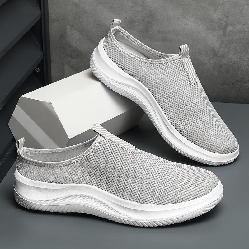 Unisex nan leichter NetzgewR&Be-Schlupf-Sneaker mit atmungsaktivem Obermaterial, dämpfender EVA-Zwischensohle und rutschfester Profilsohle R&B