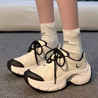 Damen Sportliche Chunky Sneakers mit dämpfender Sohle R&B