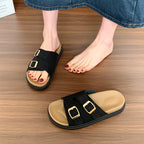 Damen Komfortable Sandalen mit verstellbaren Schnallen EB