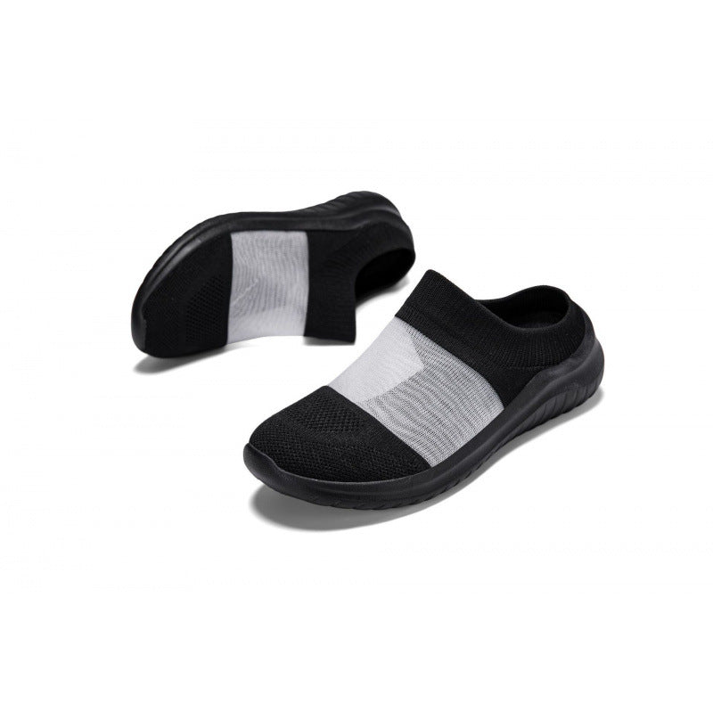 Damen bequeme Clogs aus atmungsaktivem Obermaterial