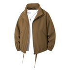 Herren leichte Freizeitjacke mit elastischen Bündchen und praktischen Taschen