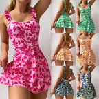 Damen Schwimmdress mit verspielten Rüschendetails R&B