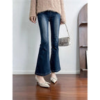 Damen spitze Ballerinas mit elegantem Schleifendetail R&B