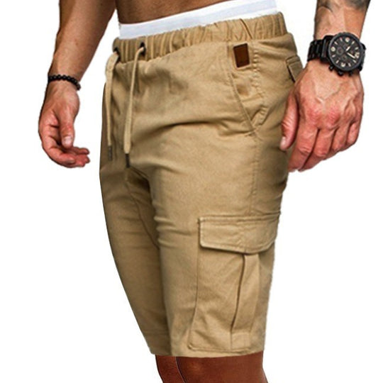 Herren Cargo-Shorts mit elastischem Bund und praktischen Taschen R&B